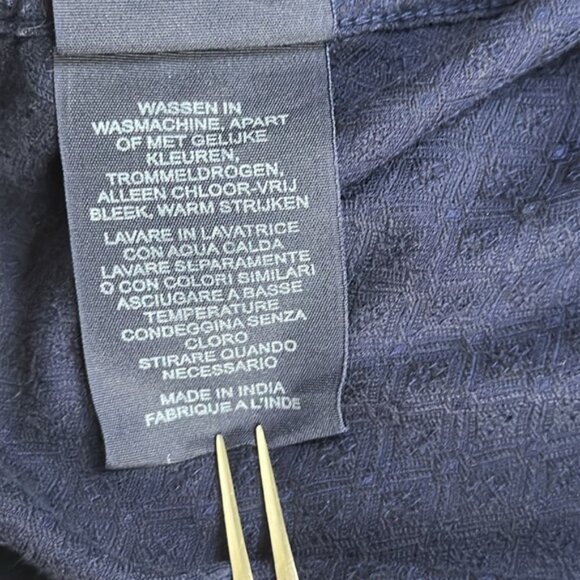 Robert Graham Men’s Textured Fabric Flip Cuffs Long Sleeve Button Down Shirt XL - Picture 11 of 13